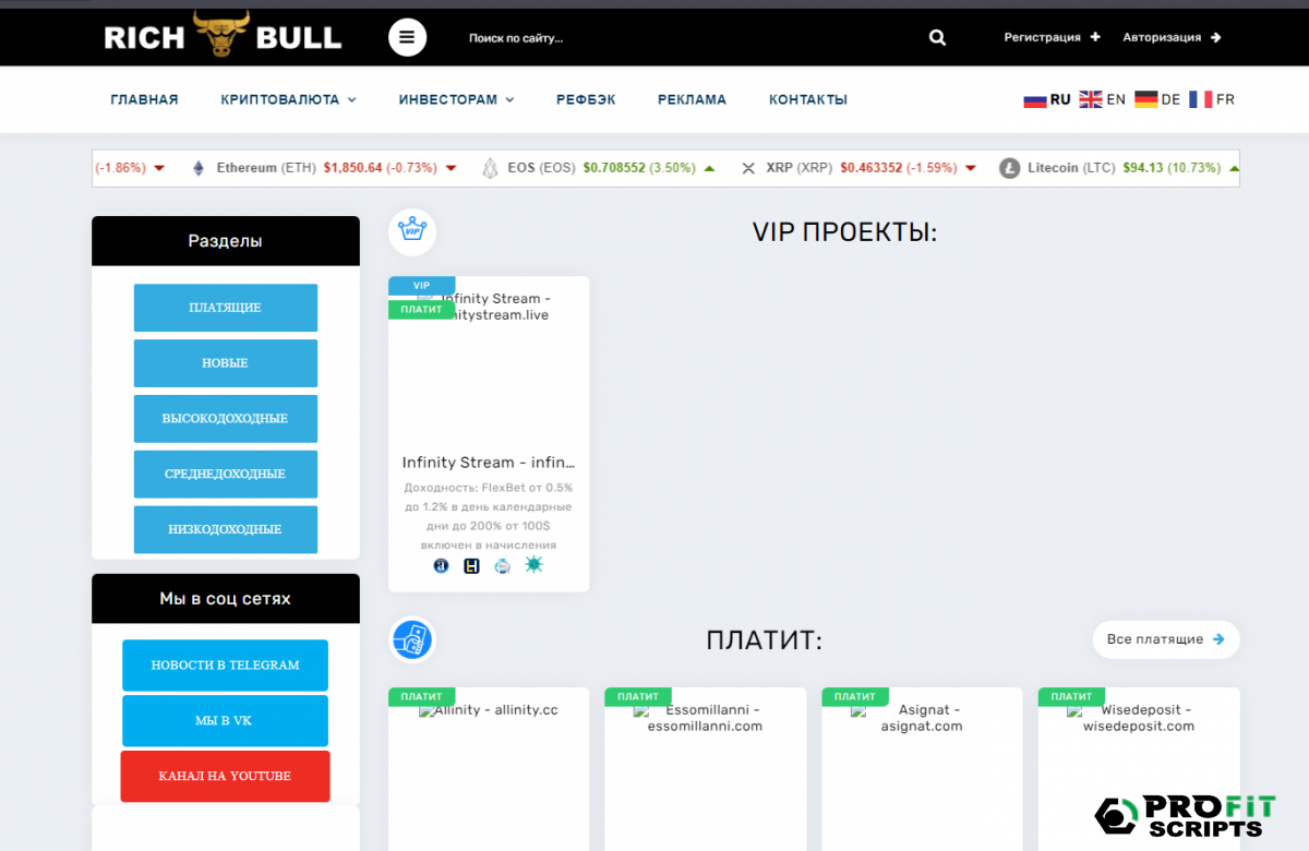 ������ ����������� HYIP ������